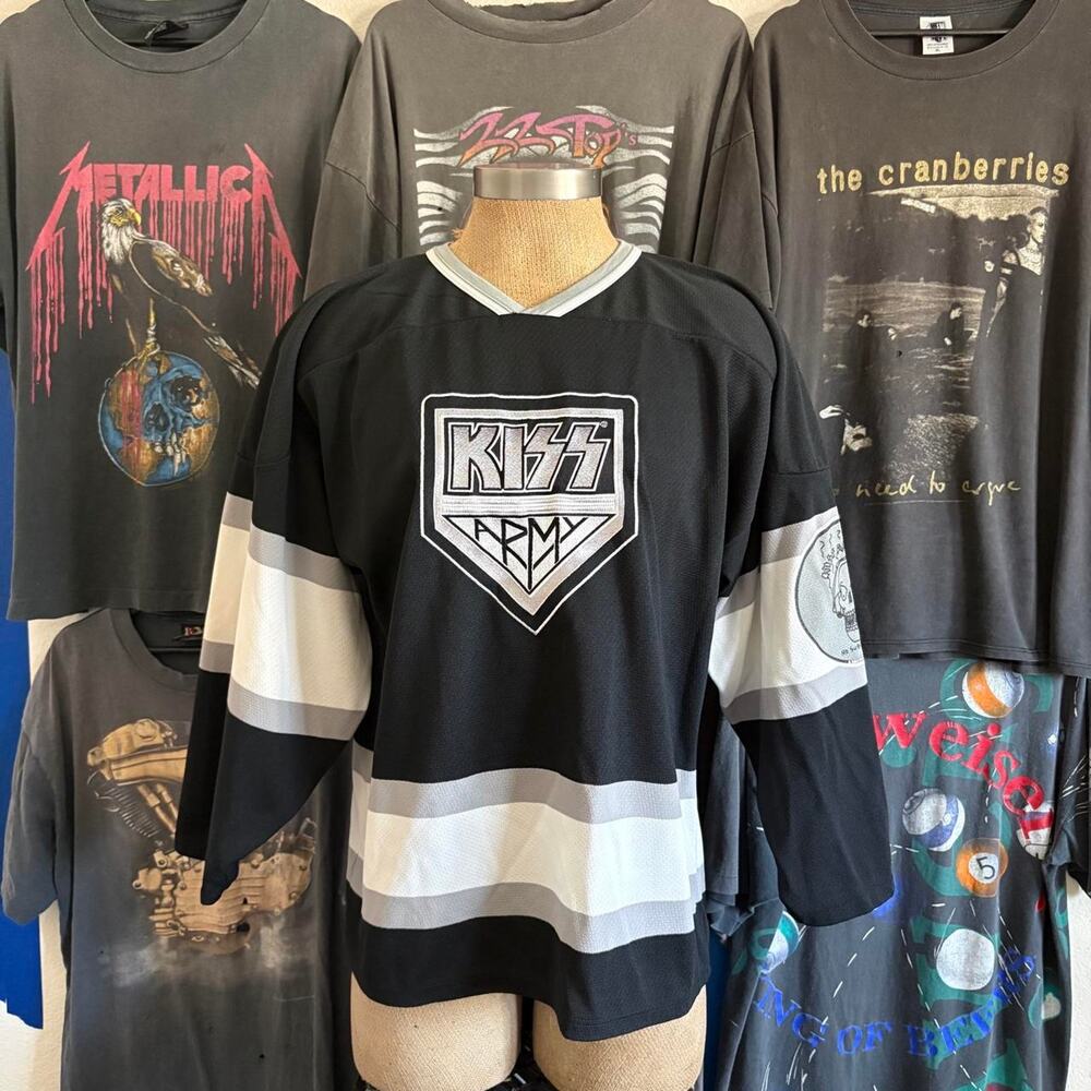 Vintage 2000s Kiss Army Hockey Jersey
